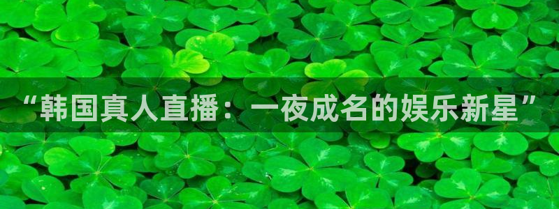 24直播免费篮球直播在线观看：“韩国真人直播：一夜成名的娱乐新星”